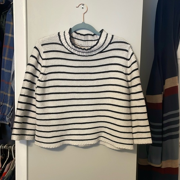 Rebecca Taylor Sweaters - La Vie Rebecca Taylor Striped Knit Sweater, Size Large